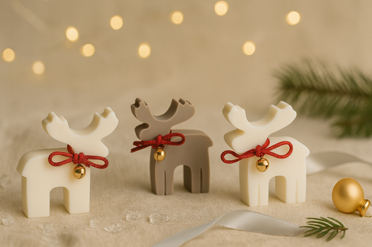 Reindeer Scented Decor Trio