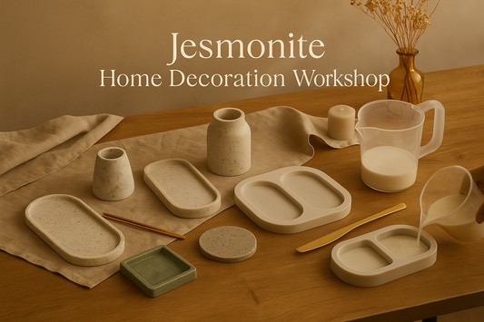 Jesmonite home decoration workshop