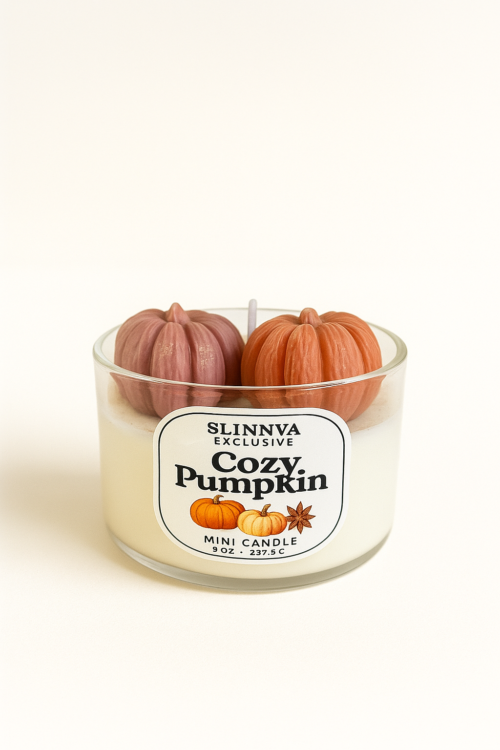 Cozy Pumpkin Mini Candle
