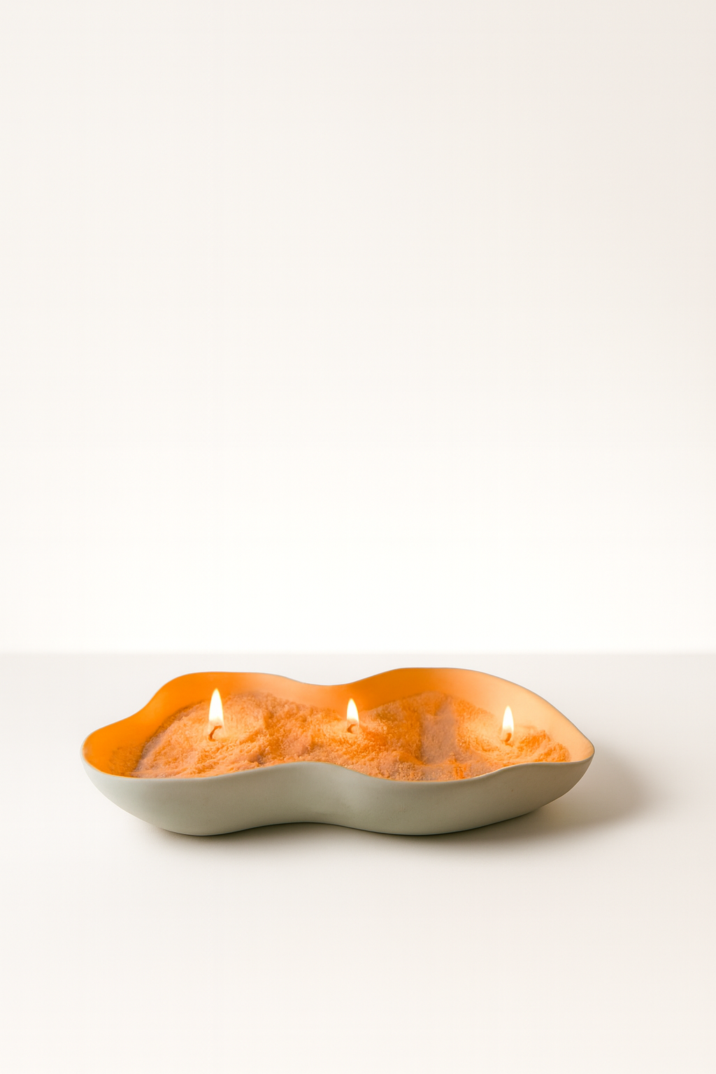 Wave Sand Candle Bowl