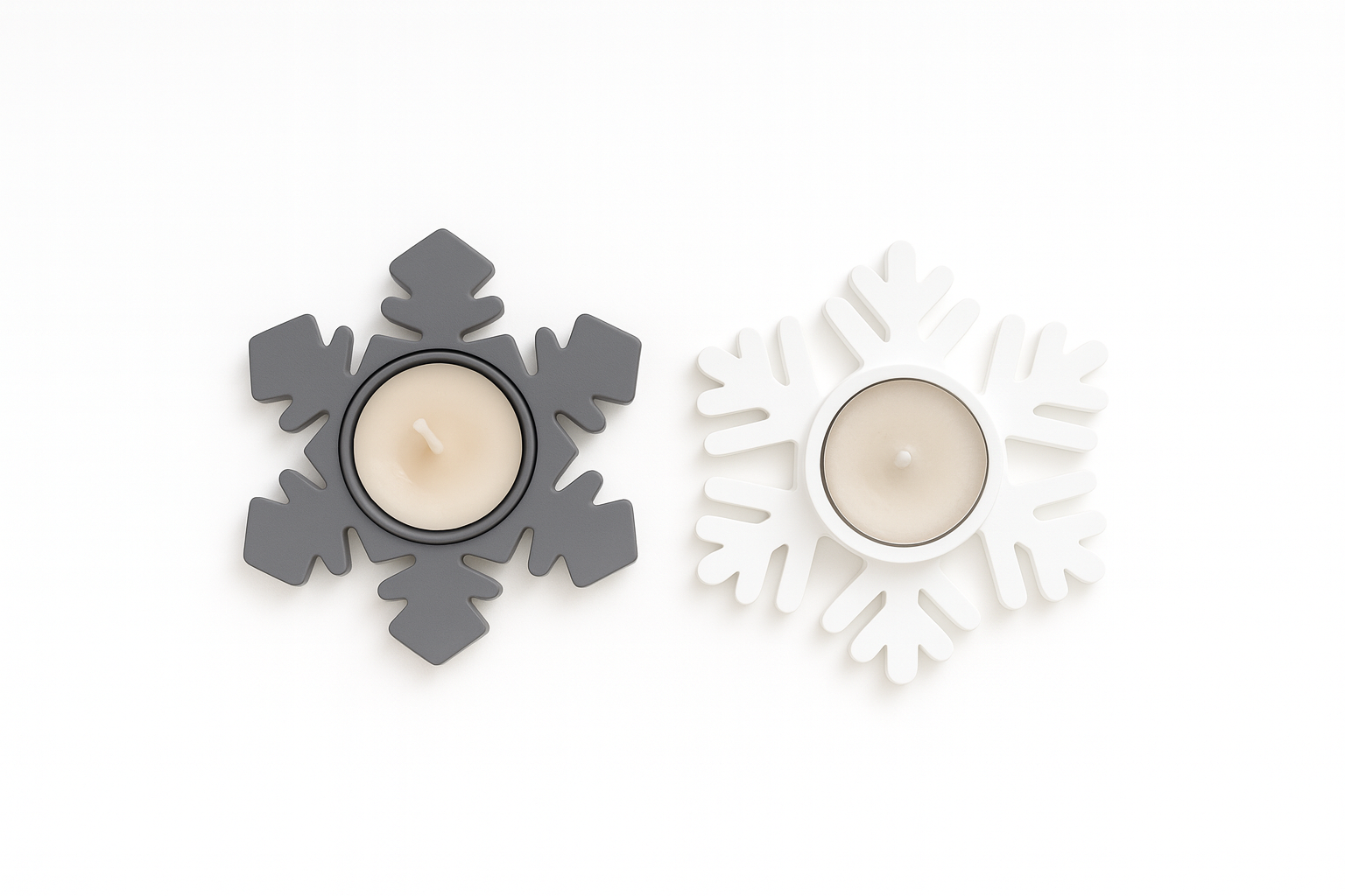 Snowflake Candle Holder