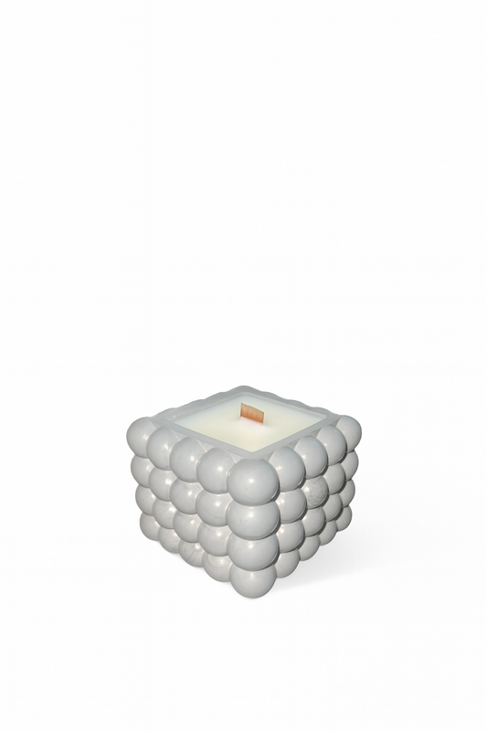 Celeste Bubble Square Candle