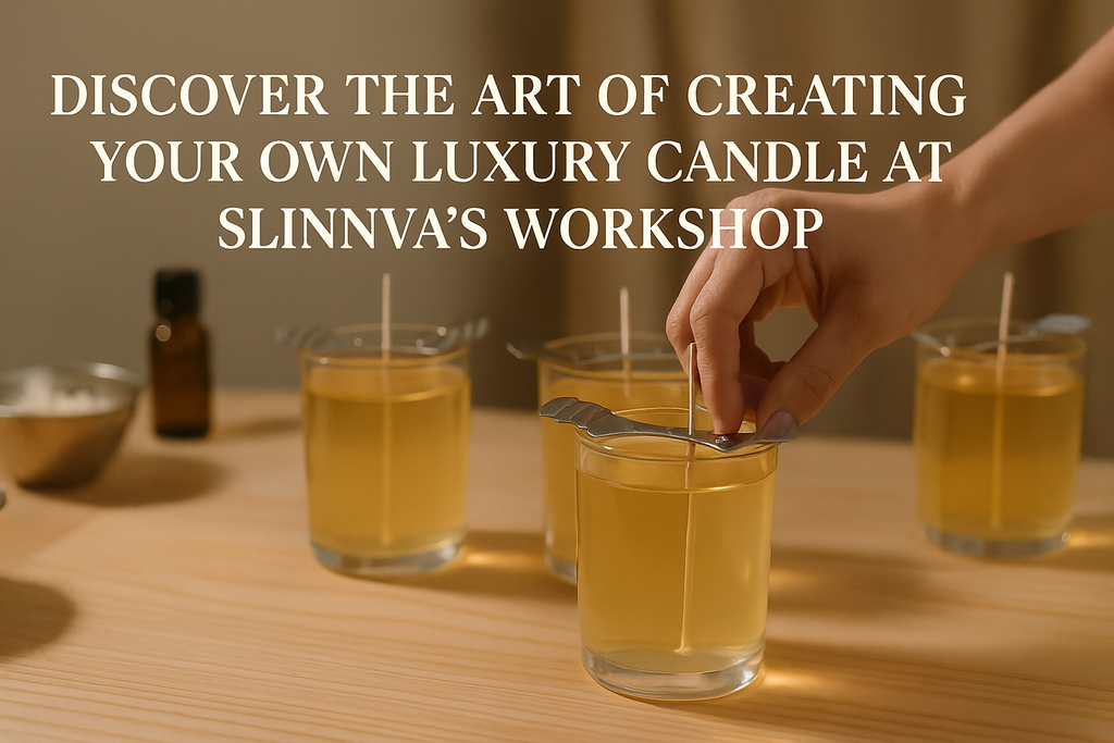 Luxury soy candle making workshop