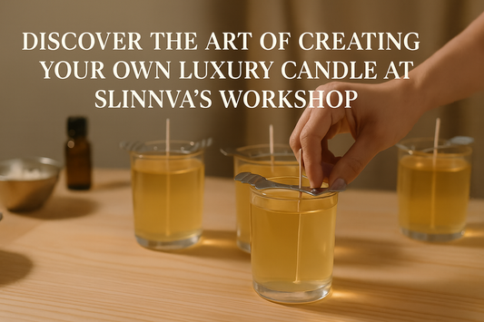 Luxury soy candle making workshop