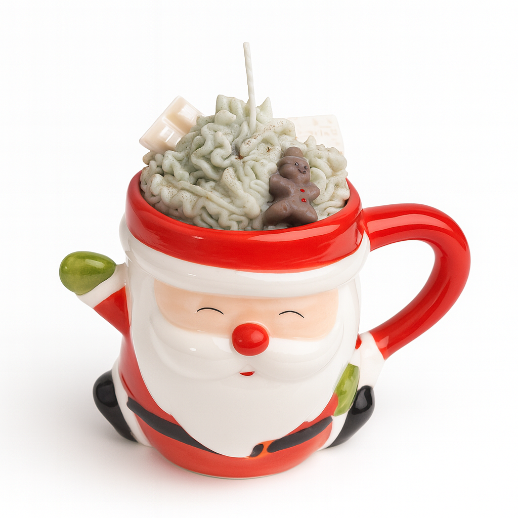Santa Mug Candle