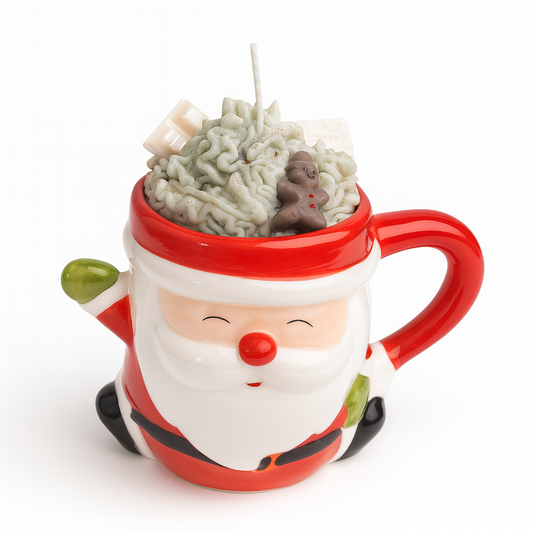 Santa Mug Candle