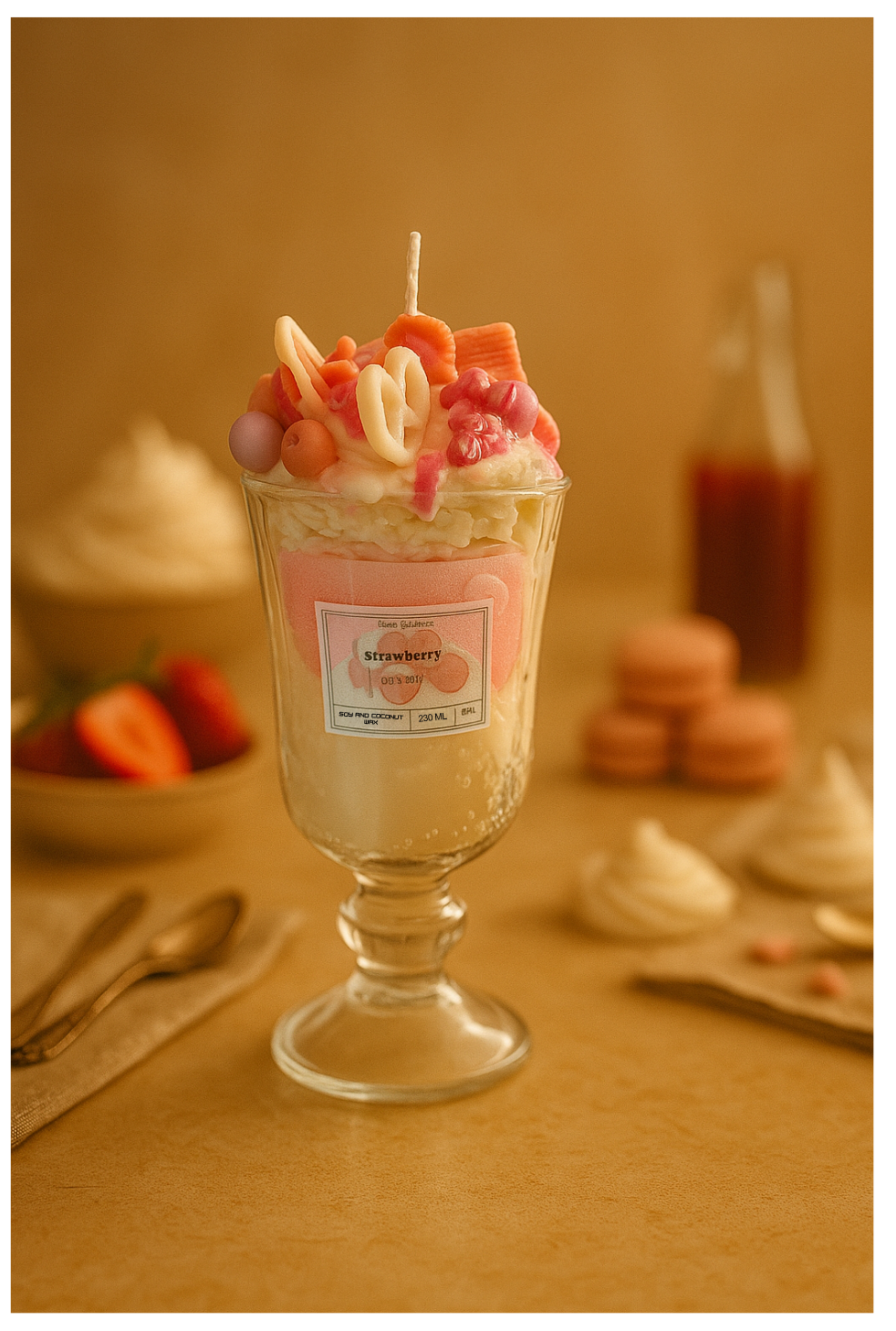 Strawberry Merengue Dessert